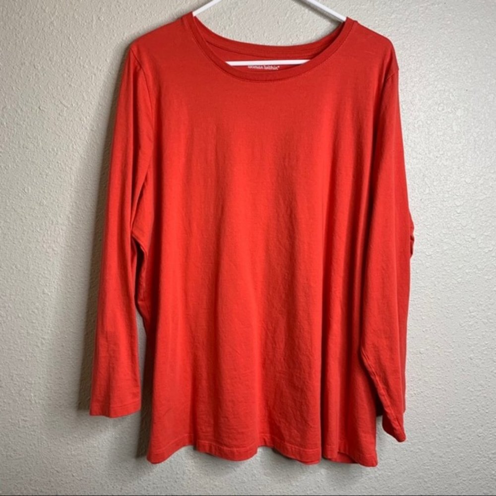 Basic crewneck long sleeve Tee 1x